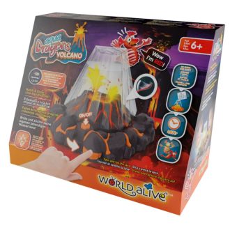 World Alive Aqua Dragons Red Aqua vulkán - lámpával